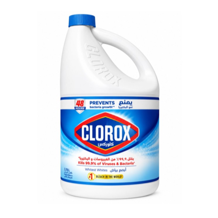 Clorox® Clean-Up® Cleaner + Bleach is suitable for most bathroom surfaces, including glazed tile, tubs, fibreglass, glass shower doors, vinyl curtains, counters, cabinets, sinks, and no-wax floors. However, you should rinse immediately after use on plastic, vinyl, metal, old porcelain or worn plastic laminate.