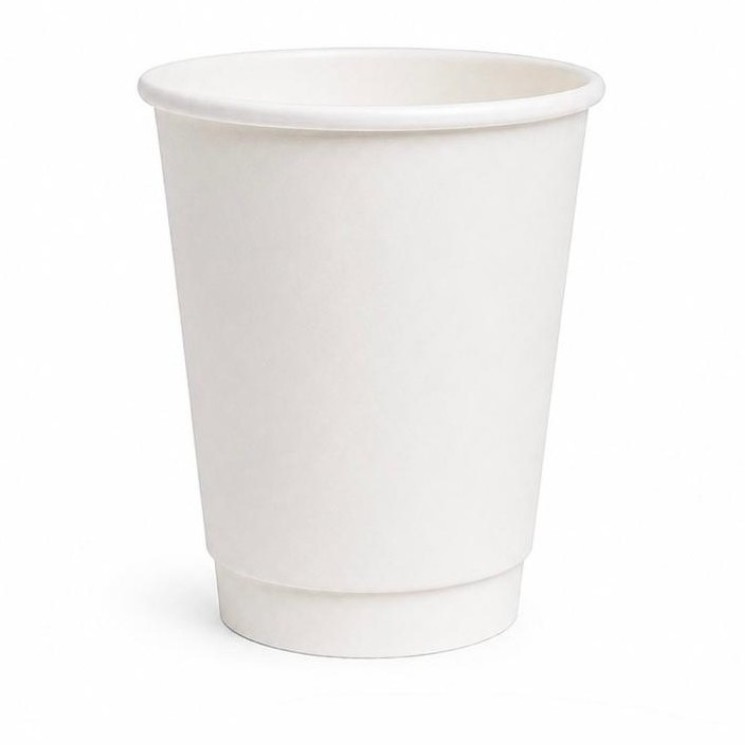 White Double Wall Paper Cups are specially designed for serving hot beverages such as coffee, tea, cappuccino, and hot chocolate. The double-wall construction helps keep drinks warm while making the cup comfortable to hold without an extra sleeve. These cups are made from food-grade paper and are strong, leak-resistant, and suitable for cafés, restaurants, offices, catering services, and takeaway outlets. Available in different sizes, they offer a clean white finish that gives a professional look and makes them suitable for everyday use as well as events and business gatherings.