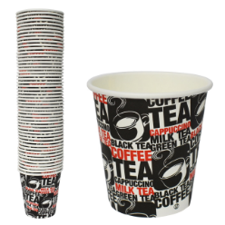Paper cup with Lid black color