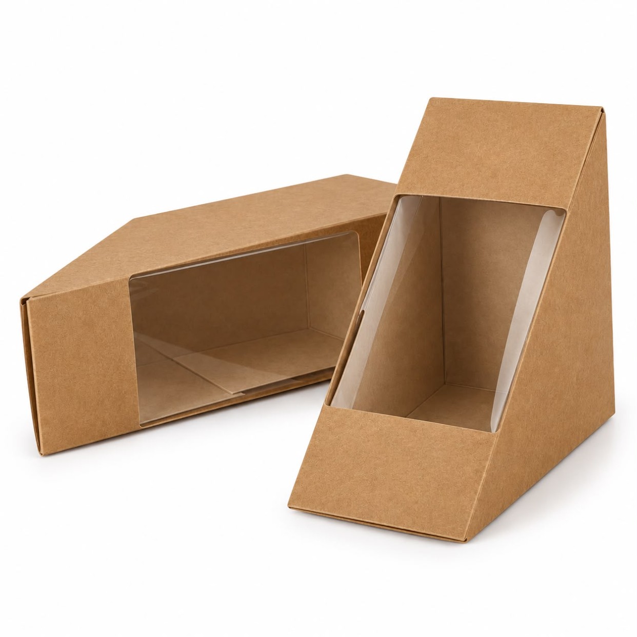 Kraft Sandwich Wedge Box