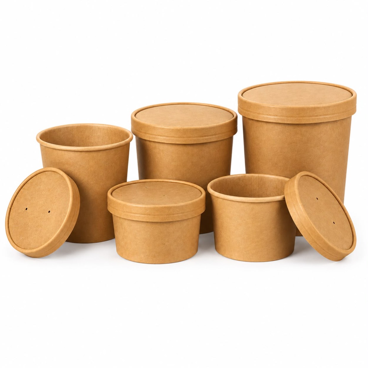 Kraft Soup Cups with Lid